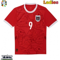 Austria Marcel Sabitzer #9 Replica Home Shirt Ladies Euro 2024 Short Sleeve